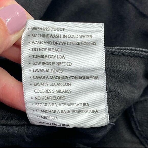 KanCan Jeans Women's 28 Black Skinny High Rise Stretch Distressed Frayed Ankle - Picture 9 of 14